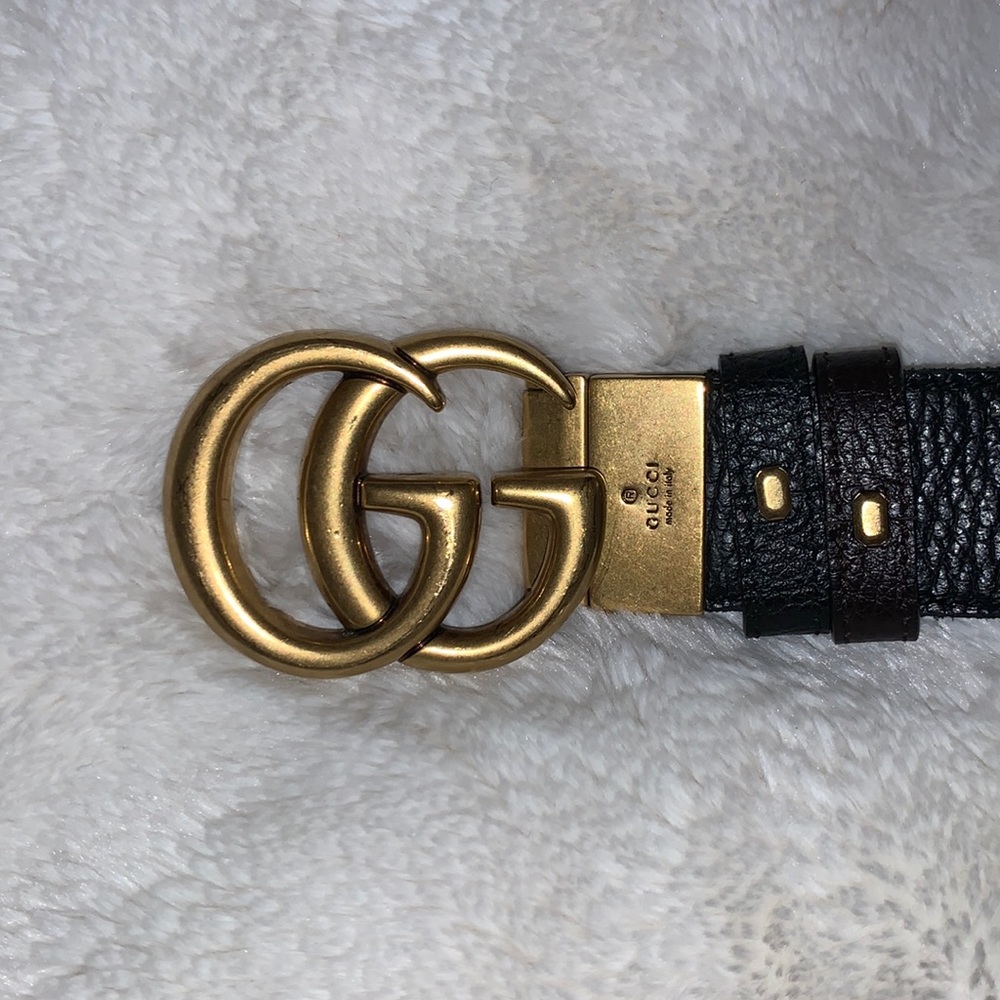 double g gucci belt